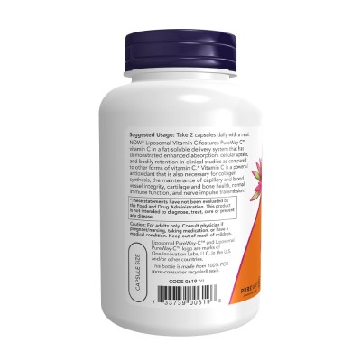 Now Foods - Liposomal Vitamin C - 120 Veg Capsules