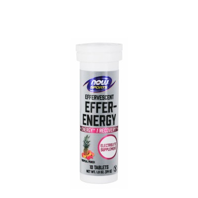 Now Foods - Effer-Energy Effervescent Tablets, Tropical Punch -