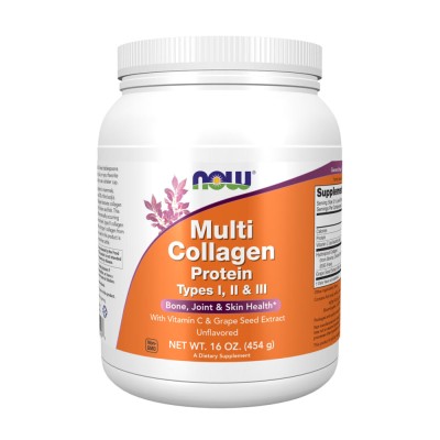 Now Foods - Multi Collagen Protein Types I, II & III Powder -