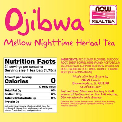 Now Foods - Ojibwa Tea - 24 Tea Bags