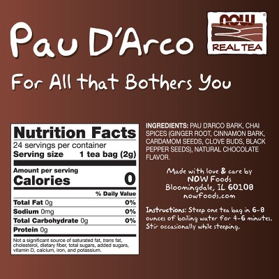 Now Foods - Pau D'Arco Tea - 48 g