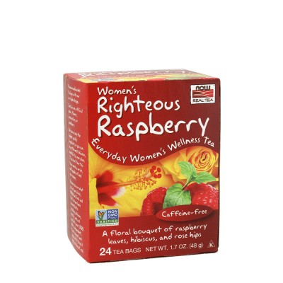 Now Foods - Women's Righteous Raspberry Tea - 48 g