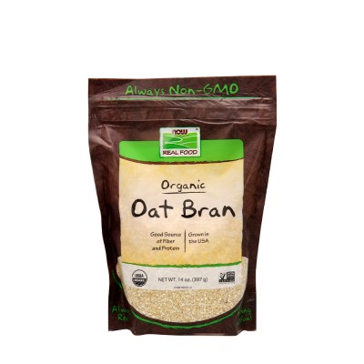 Now Foods - Oat Bran, Organic - 397 g