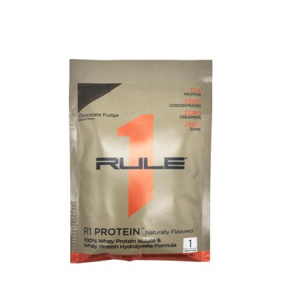 Rule1 - R1 Protein Naturally Flavored SAMPLE, Chocolate Fudge -