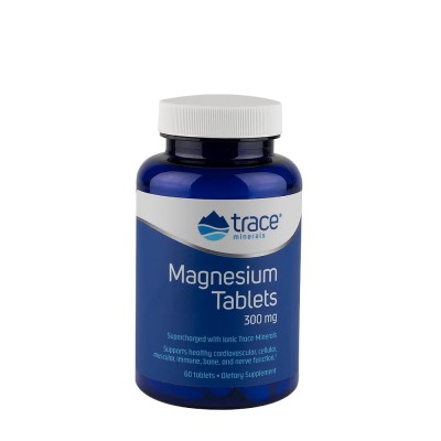 Trace Minerals - Magnesium Tablets 300 mg - 60 Tablets