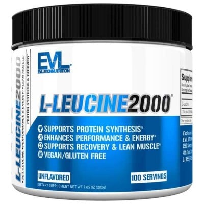EVLution Nutrition - L-Leucine 2000, Unflavored - 200 grams