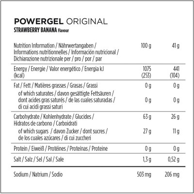 Powerbar - Powergel, Strawberry Banana - 41 g