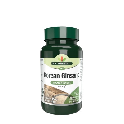 Natures Aid - Korean Ginseng - 90 Tablets