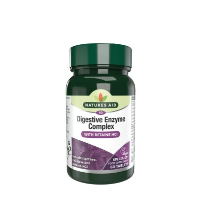 Natures Aid - Digestive Enzyme Complex - 60 Tablets