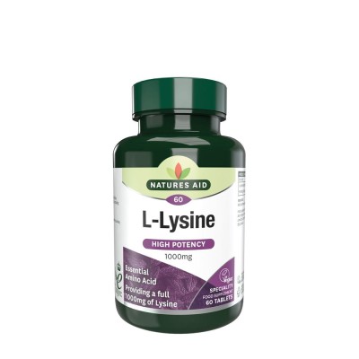 Natures Aid - L-Lysine 1000 mg - 60 Tablets