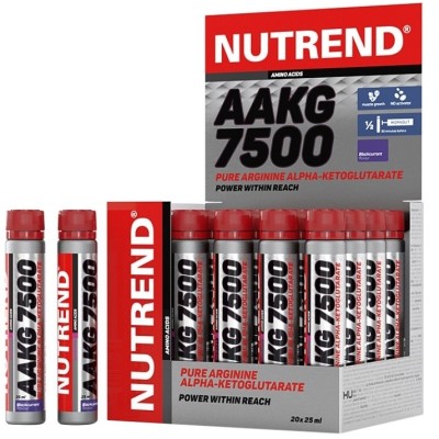 NUTREND - AAKG 7500, Blackcurrant - 20 x 25 ml.