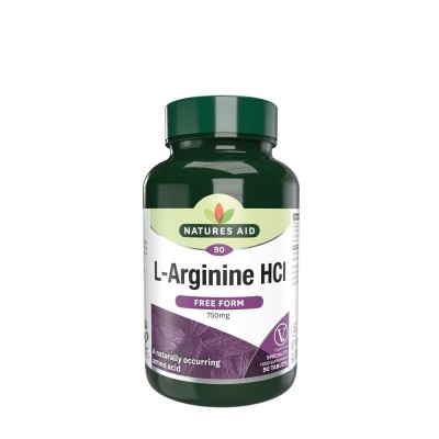 Natures Aid - L-Arginine HCl - 90 Tablets