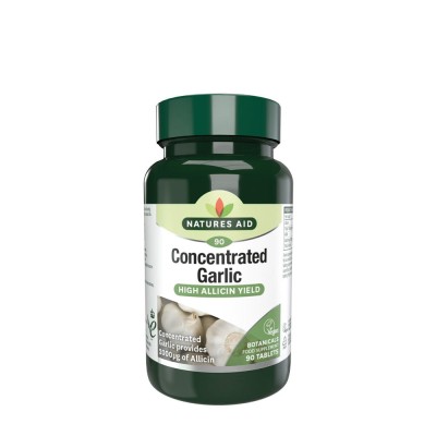 Natures Aid - Concentrated Garlic 2000 mcg - 90 Tablets