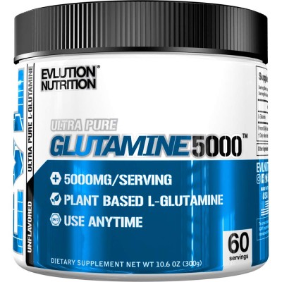 EVLution Nutrition - Ultra Pure Glutamine 5000, Unflavoured -