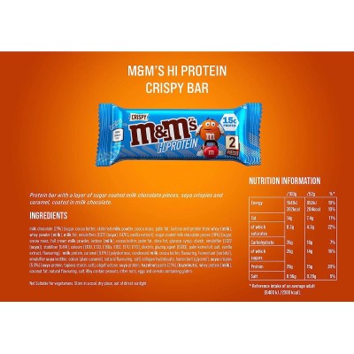 M&M'S - Crispy High Protein Bar - 1 Bar