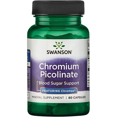 Swanson - Chromium Picolinate Featuring Chromax, 200mcg - 60