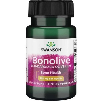 Swanson - Bonolive Standardized Olive Leaf, 250mg - 30 vcaps