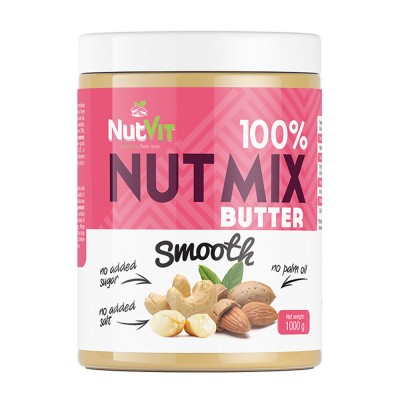 OstroVit - Nutvit 100% Nut Mix Butter - Smooth - 1000 g