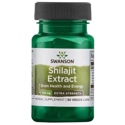 Swanson - Shilajit Extract, 100mg - 30 vcaps