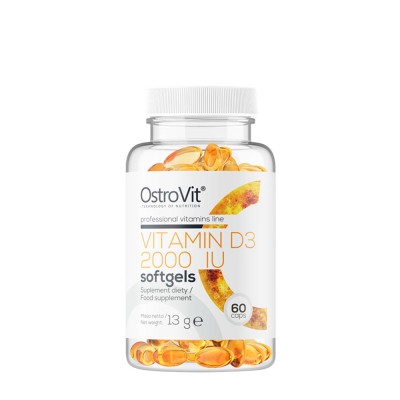 OstroVit - Vitamin D3 2000 IU - 60 Softgels