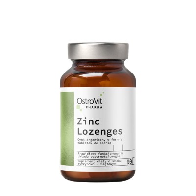 OstroVit - Pharma Zinc Lozenges - Lemon Mint - 90 Tablets