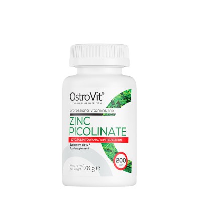 OstroVit - Zinc Picolinate LIMITED EDITION - 200 Tablets