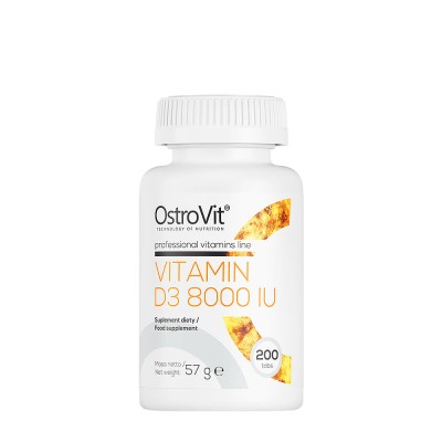 OstroVit - Vitamin D3 8000 IU - 200 Tablets