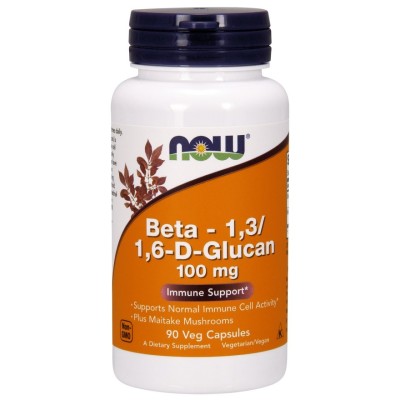 NOW Foods - Beta - 1,3/1,6-D-Glucan, 100mg - 90 vcaps