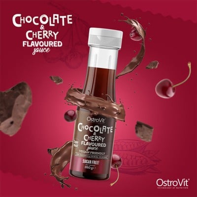 OstroVit - Chocolate & Cherry Flavoured Sauce - 350 g