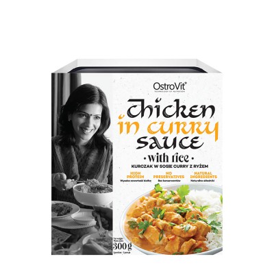 OstroVit - Chicken dish in curry sauce with rice - 300 g