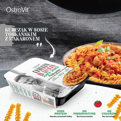 OstroVit - Chicken dish in tuscan style sauce with pasta - 420 g