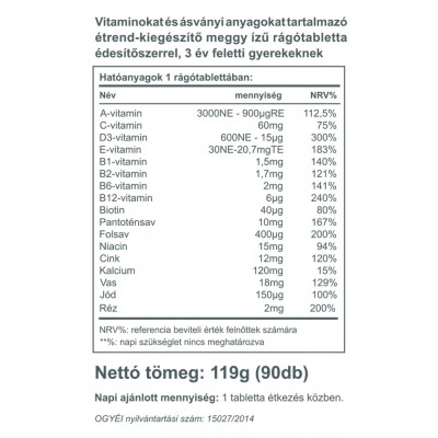 Vitaking - Multivitamin for Children - 90 Chewables