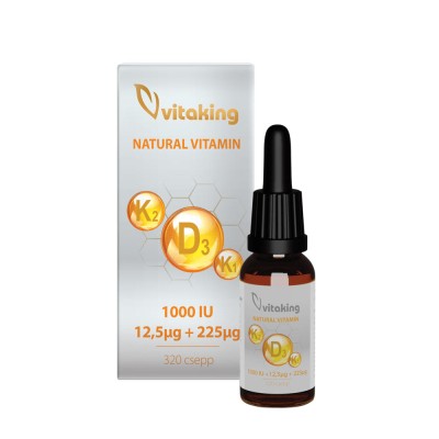Vitaking - Vitamin D3+K2+K1 drops - 10 ml