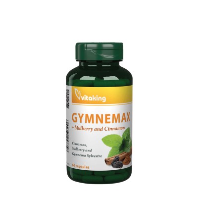 Vitaking - Gymnemax + Mulberry and Cinnamon 750 mg - 60 Capsules
