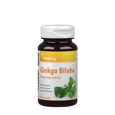Vitaking - Ginkgo Biloba 60mg Leaf Extract - 90 Capsules