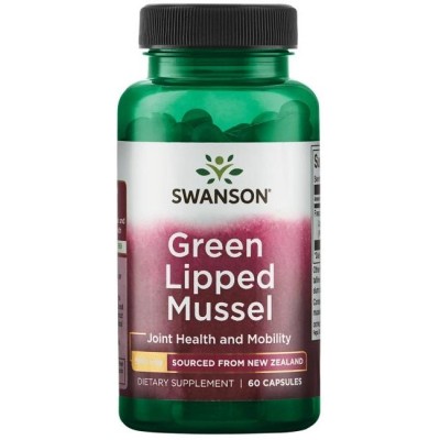 Swanson - Green Lipped Mussel, 500mg - 60 caps