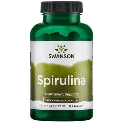 Swanson - Spirulina, 500mg - 180 tablets