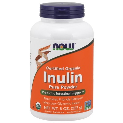 NOW Foods - Inulin Powder, Organic - 227 grams