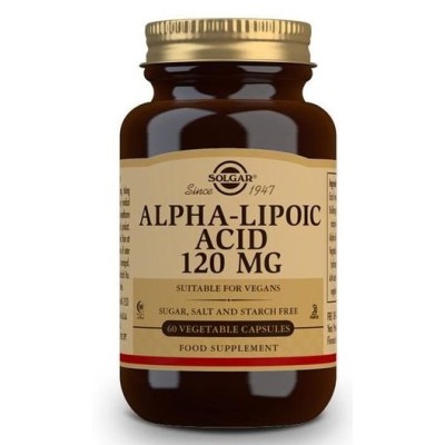 Solgar - Alpha-Lipoic Acid, 120mg - 60 vcaps