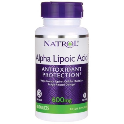 Natrol - Alpha Lipoic Acid Time Release, 600mg - 45 tablets