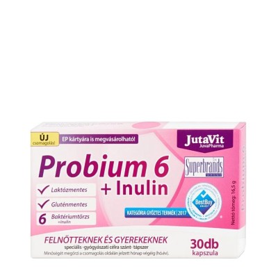 JutaVit - Probium 6 + Inulin capsule - 30 Capsules