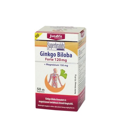 JutaVit - Ginkgo Biloba 120 mg + Magnesium 150 mg tablet - 50