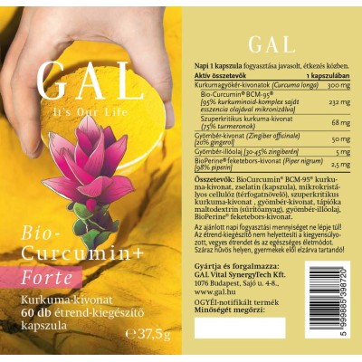 GAL - Biocurcumin+ Forte - 60 Capsules