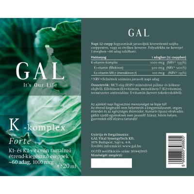 GAL - K-complex Forte - 20 ml