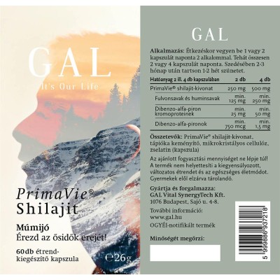 GAL - PrimaVie® Shilajit - 60 Capsules