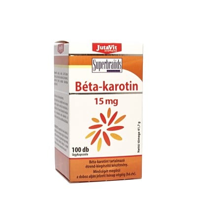 JutaVit - Beta-Carotene 15 mg - 100 Softgels