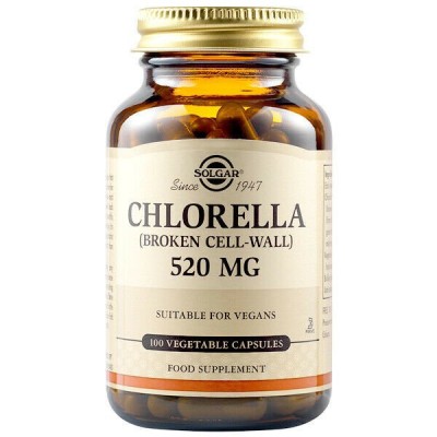 Solgar - Chlorella, 520mg - 100 vcaps