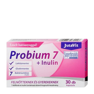 JutaVit - Probium 7 + Inulin - 30 Capsules