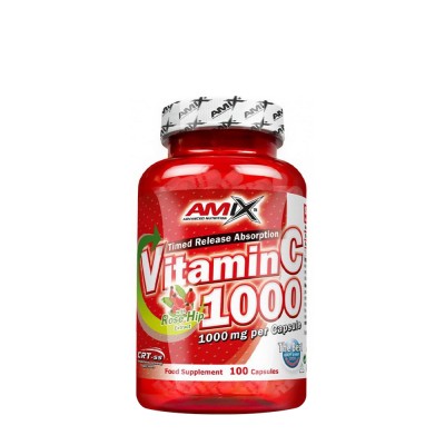 Amix - Vitamin C 1000 mg with Rose Hips - 100 Capsules