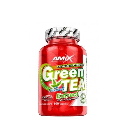 Amix - Green TEA Extract with Vitamin C - 100 Capsules